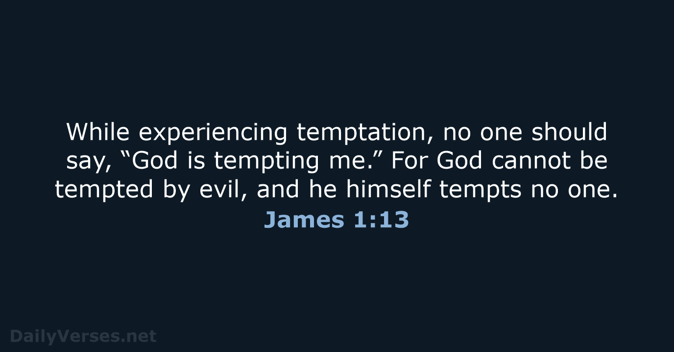 James 1:13 - NCB