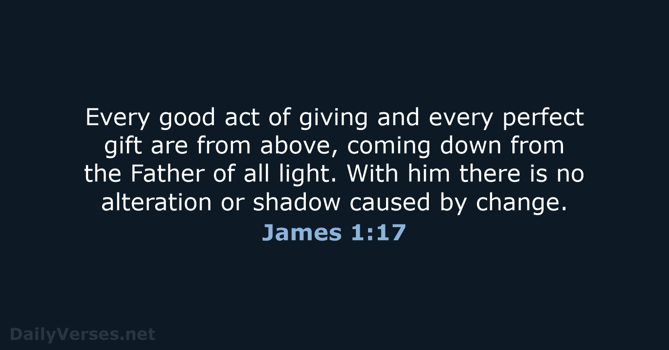 James 1:17 - NCB