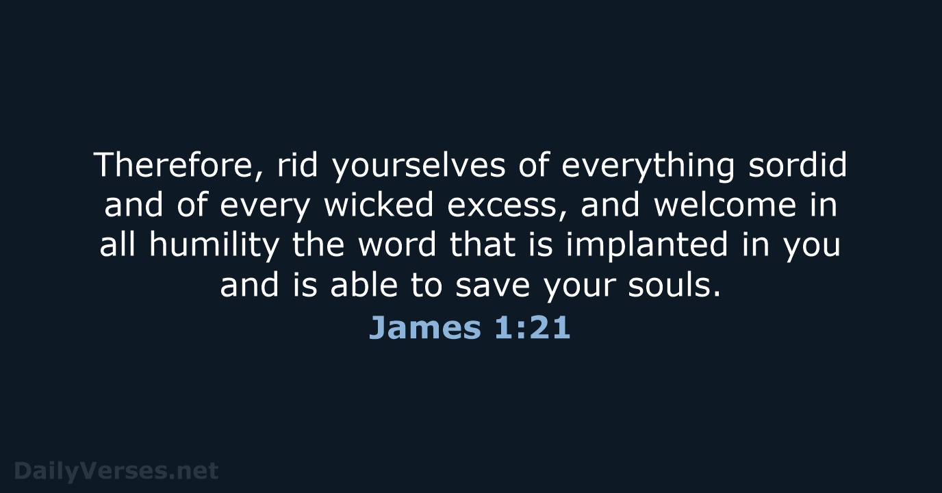 James 1:21 - NCB