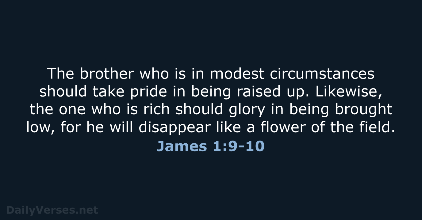 James 1:9-10 - NCB