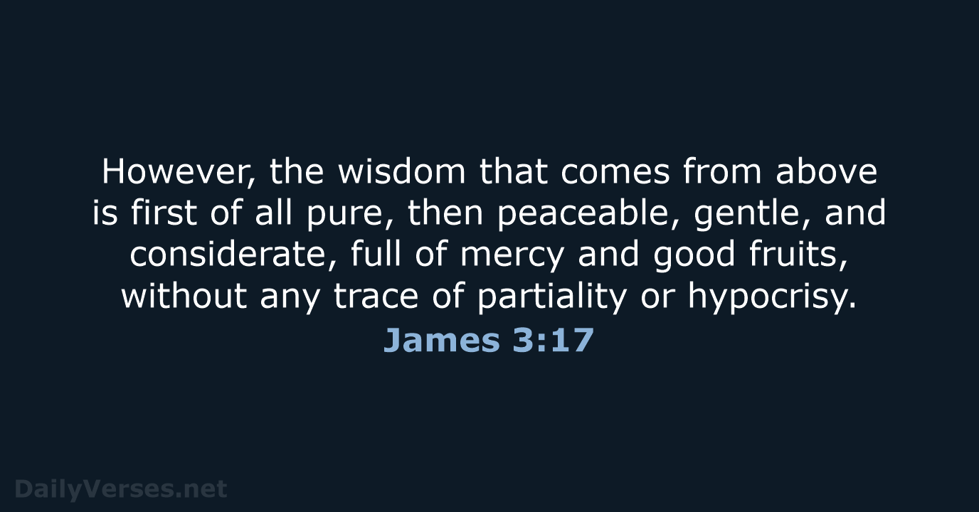 James 3:17 - NCB