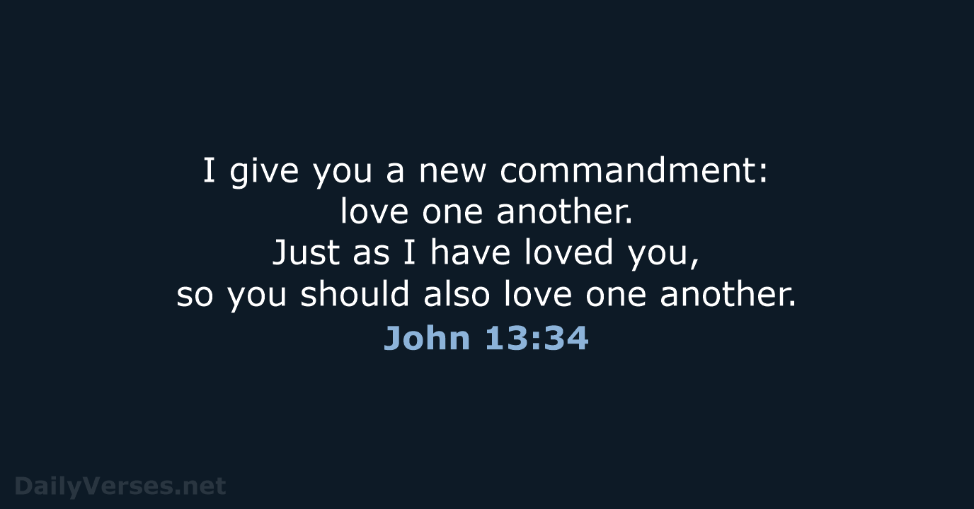 John 13:34 - NCB