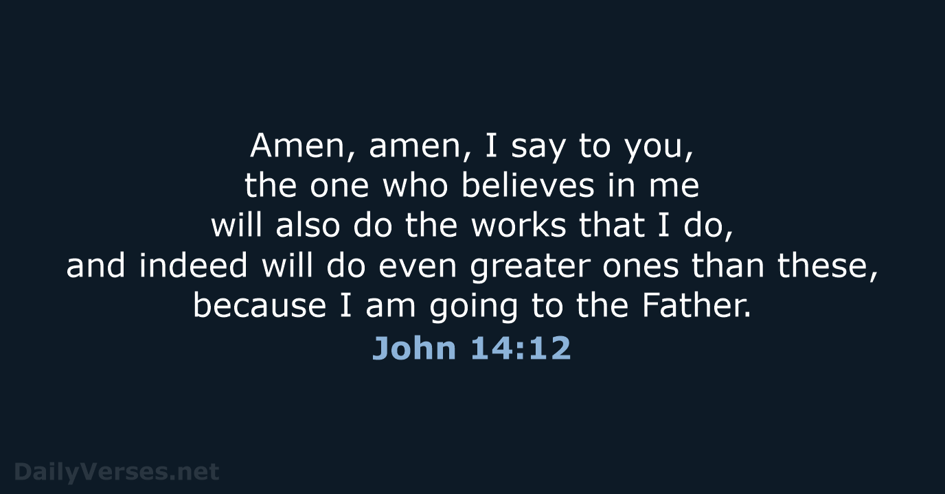 John 14:12 - NCB