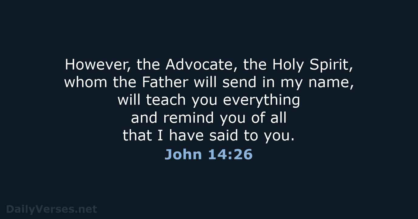 John 14:26 - NCB