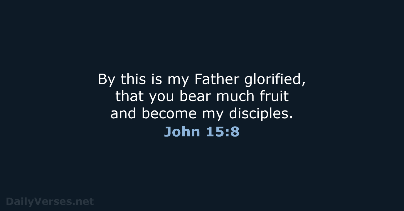 John 15:8 - NCB