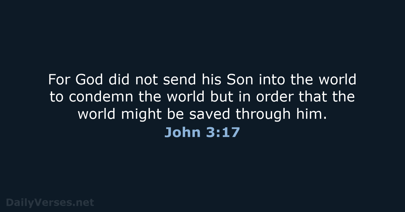 John 3:17 - NCB