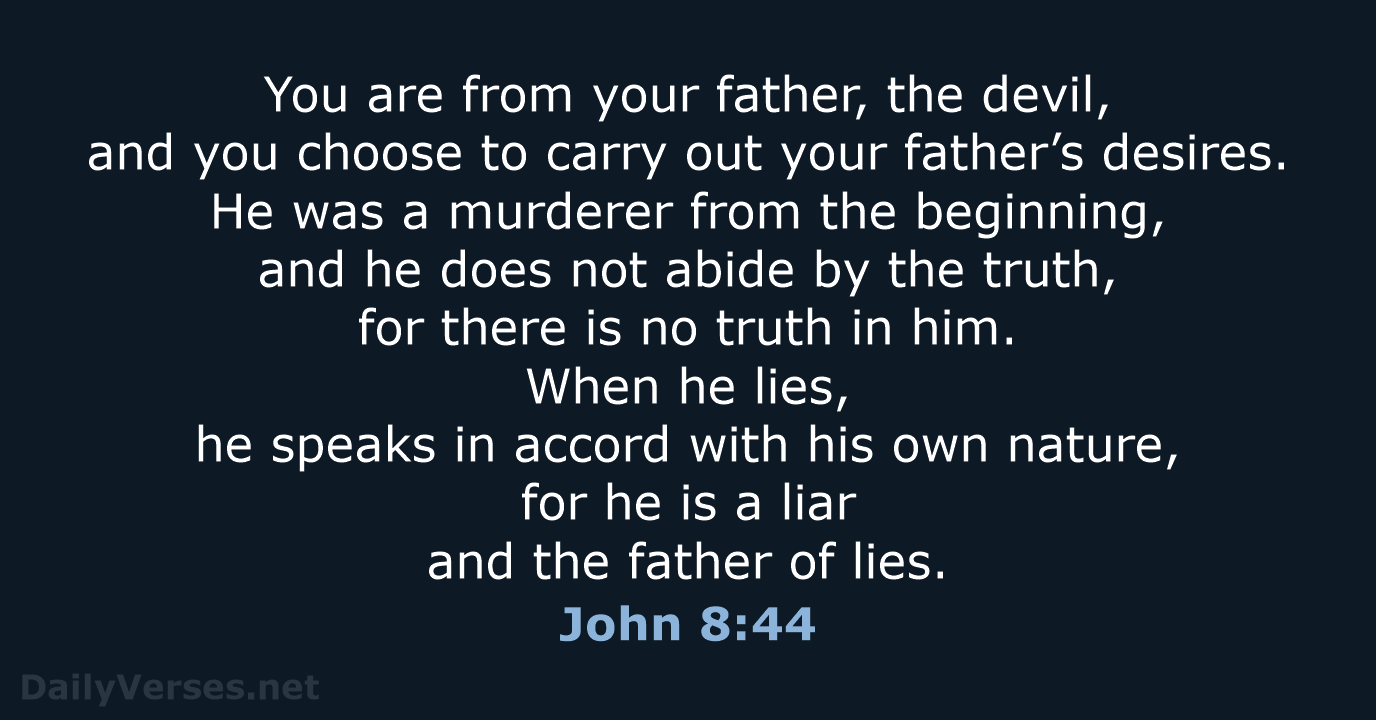 John 8:44 - NCB
