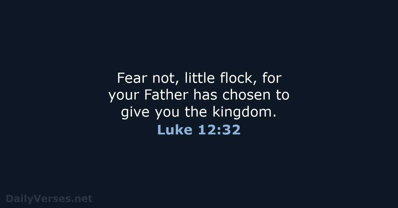 Luke 12:32 - NCB