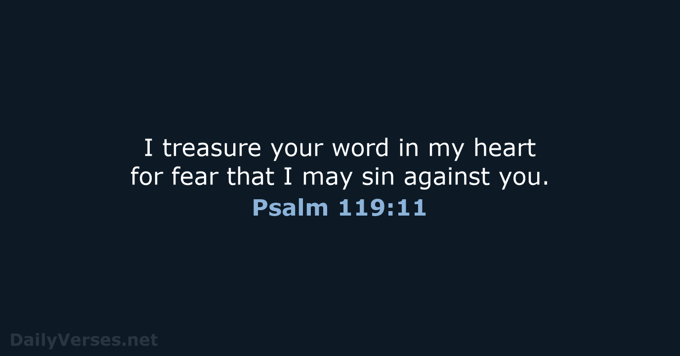 Psalm 119:11 - NCB