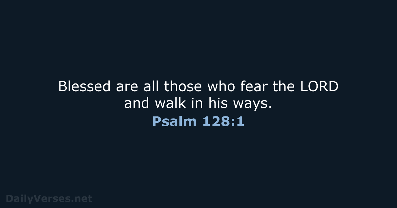 Psalm 128:1 - NCB
