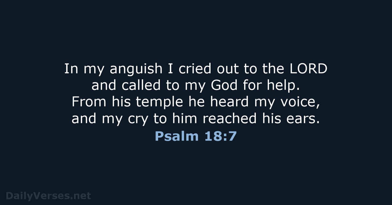 Psalm 18:7 - NCB