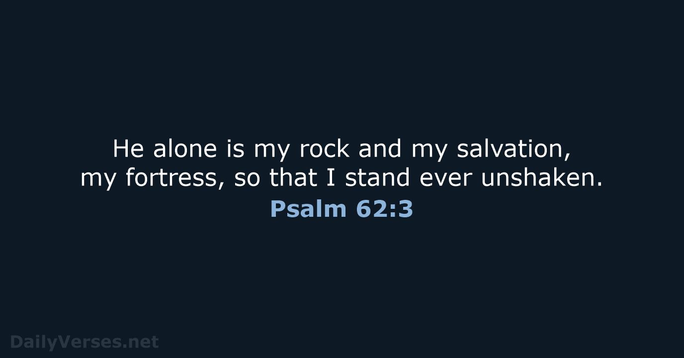 Psalm 62:3 - NCB