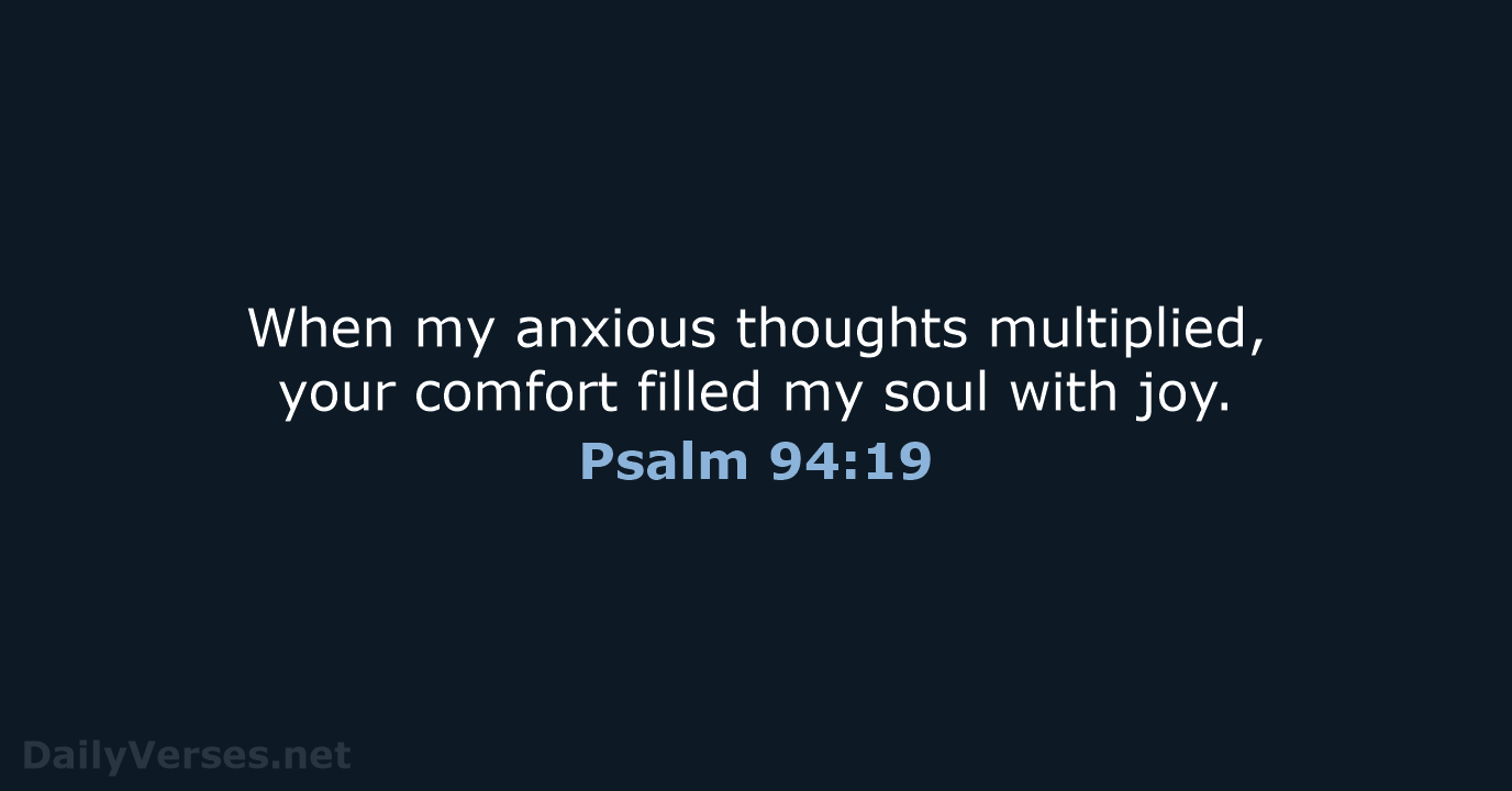 Psalm 94:19 - NCB