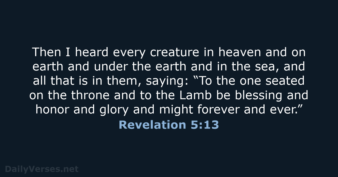 Revelation 5:13 - NCB