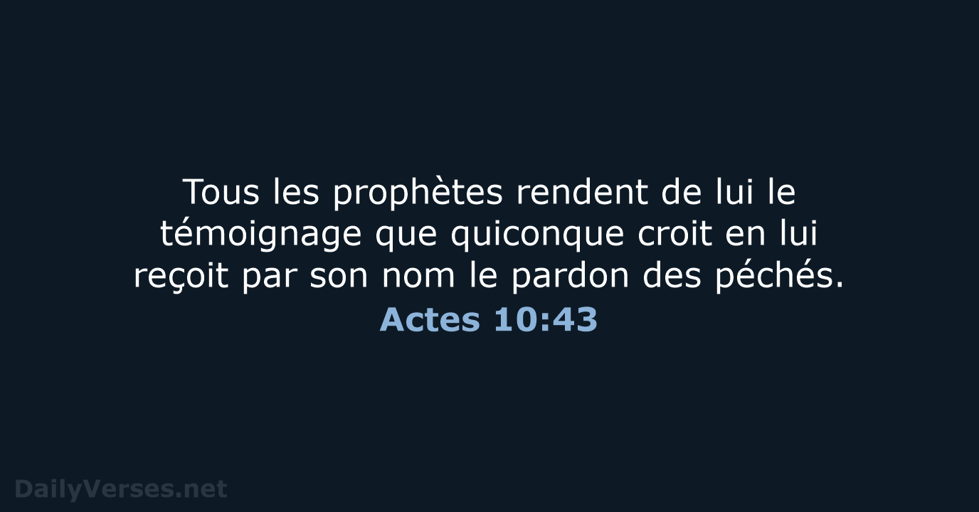 Actes 10:43 - NEG79
