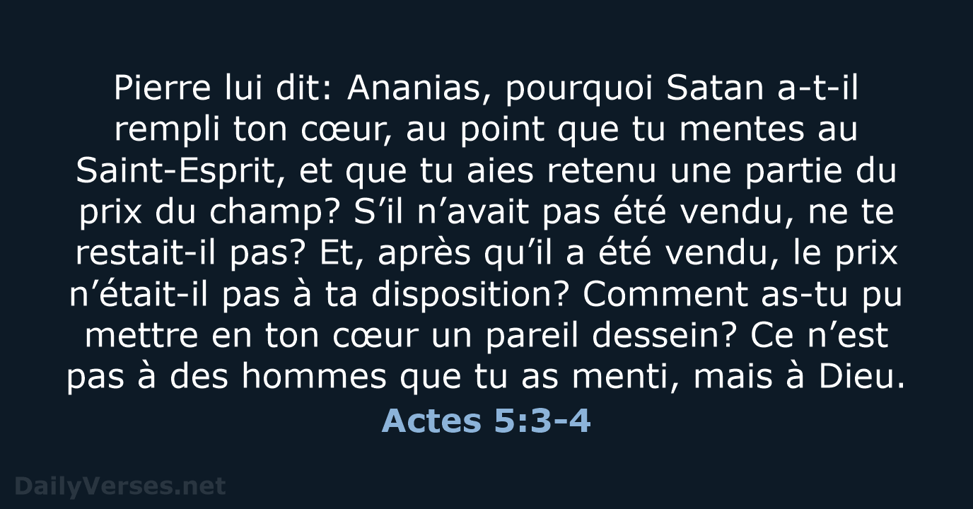 Actes 5:3-4 - NEG79