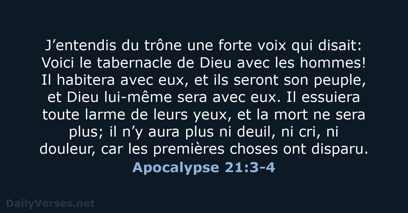 Apocalypse 21:3-4 - NEG79
