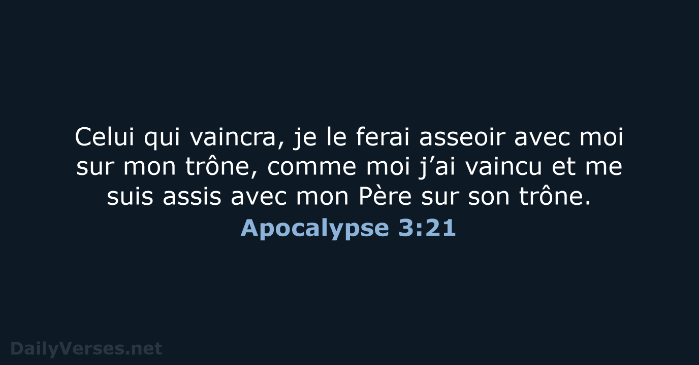 Apocalypse 3:21 - NEG79