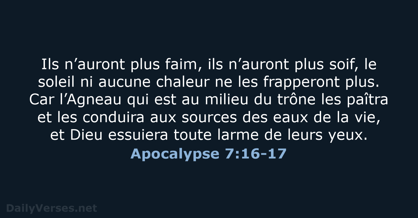 Apocalypse 7:16-17 - NEG79