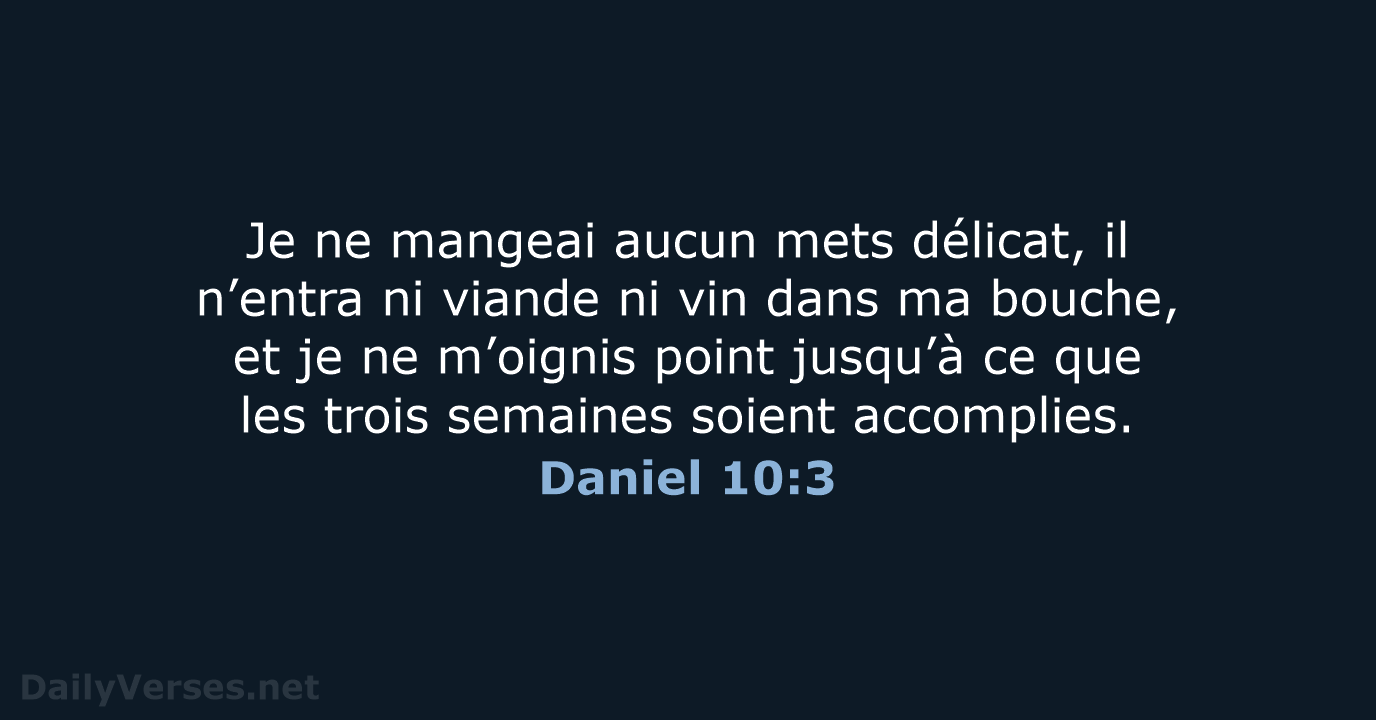Daniel 10:3 - NEG79