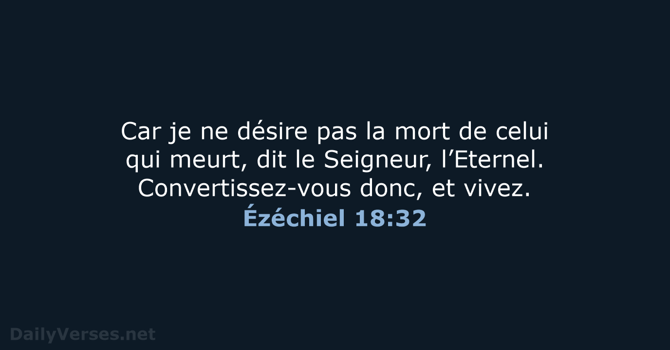 Ézéchiel 18:32 - NEG79