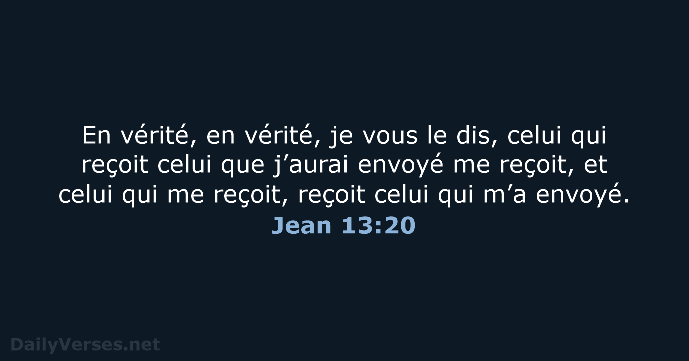 Jean 13:20 - NEG79