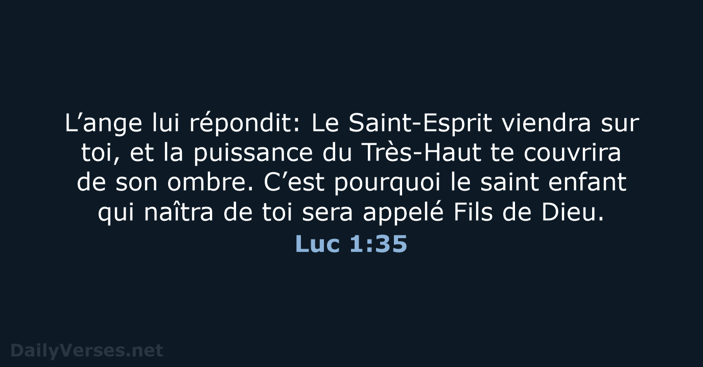 Luc 1:35 - NEG79
