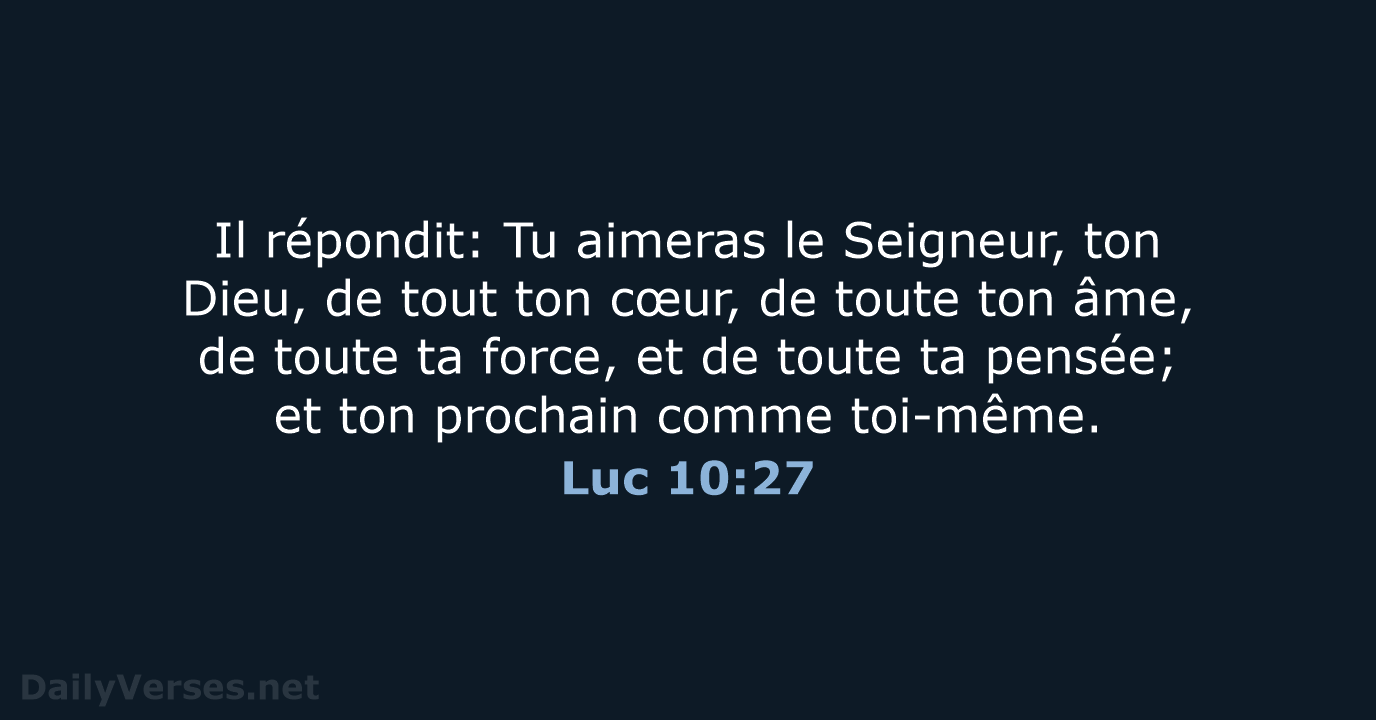 Luc 10:27 - NEG79