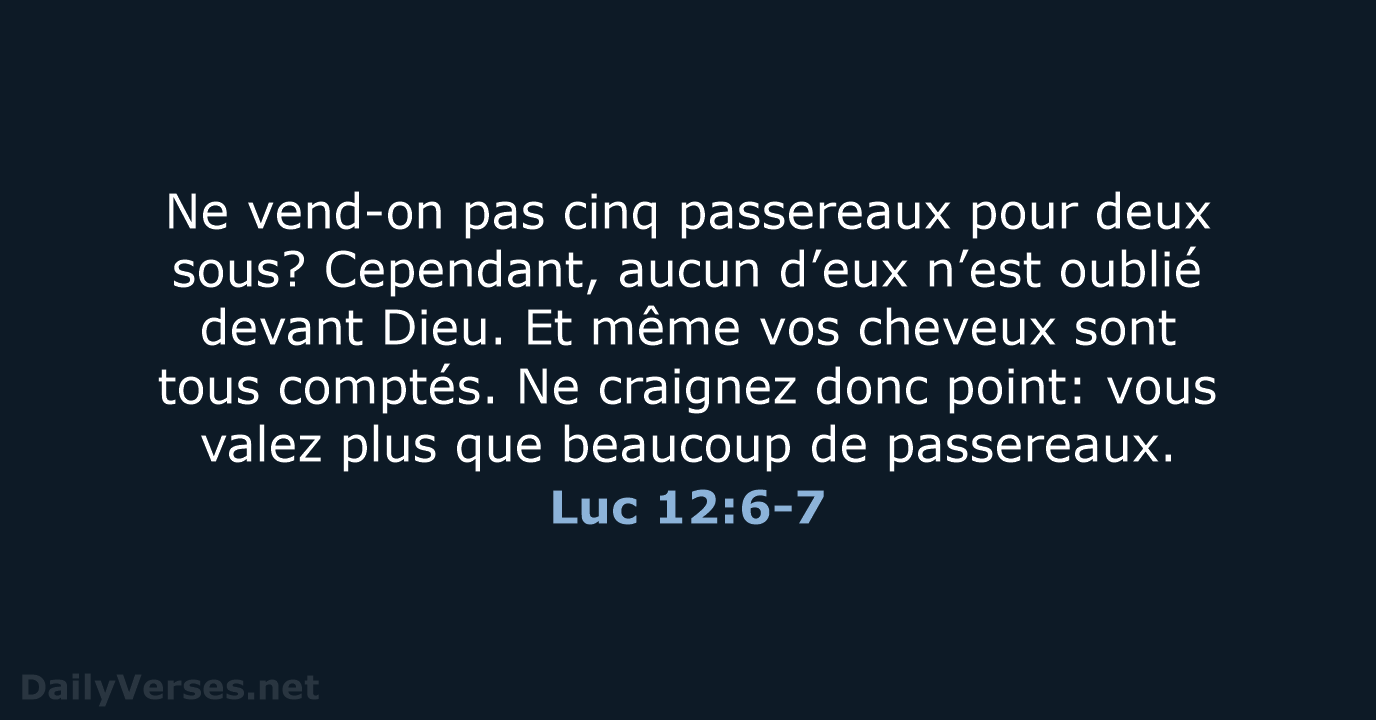 Luc 12:6-7 - NEG79