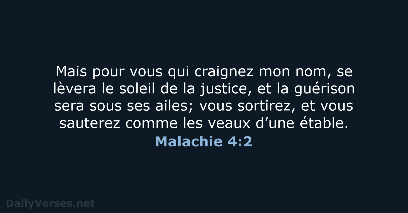 Malachie 4:2 - NEG79