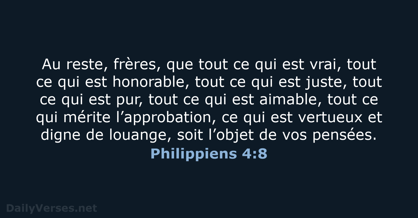 Philippiens 4:8 - NEG79
