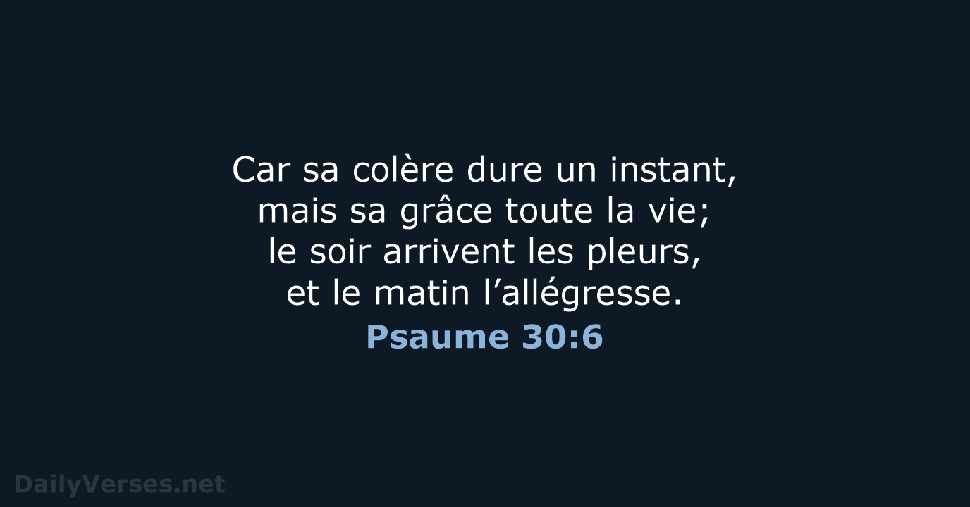 Psaume 30:6 - NEG79