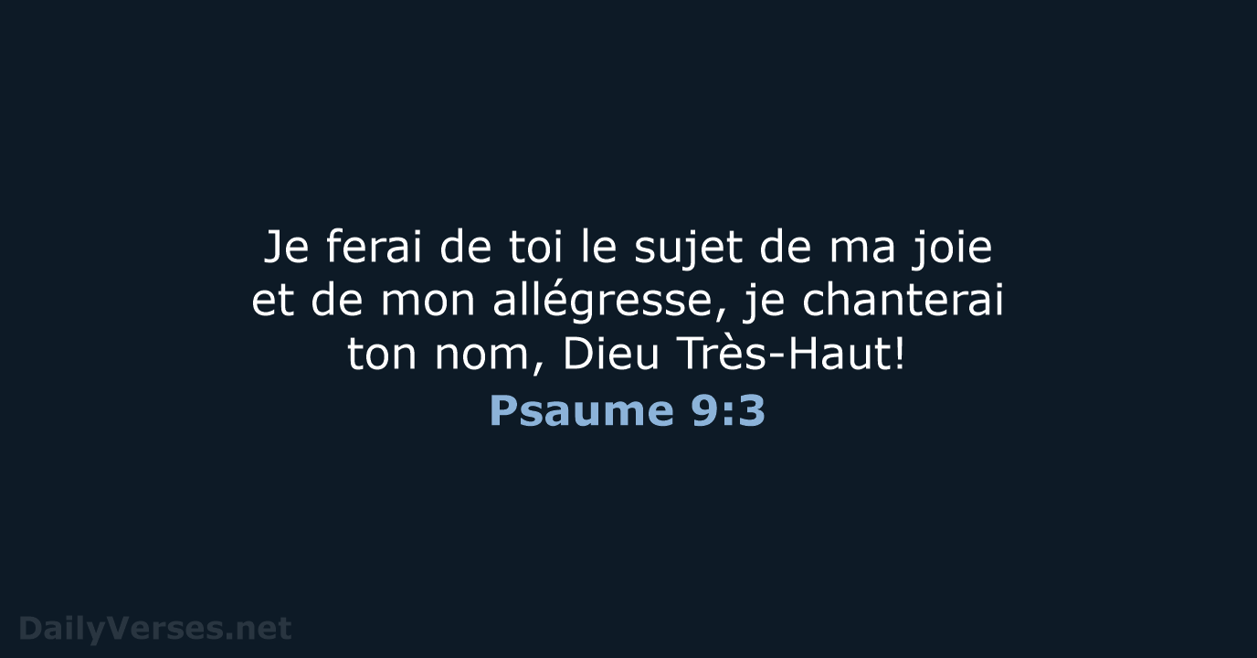 Psaume 9:3 - NEG79