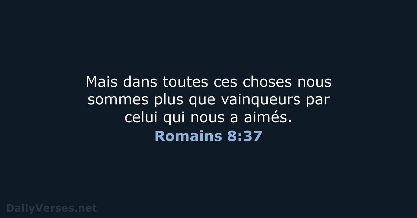 Romains 8:37 - NEG79