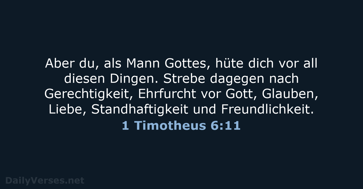 1 Timotheus 6:11 - NeÜ