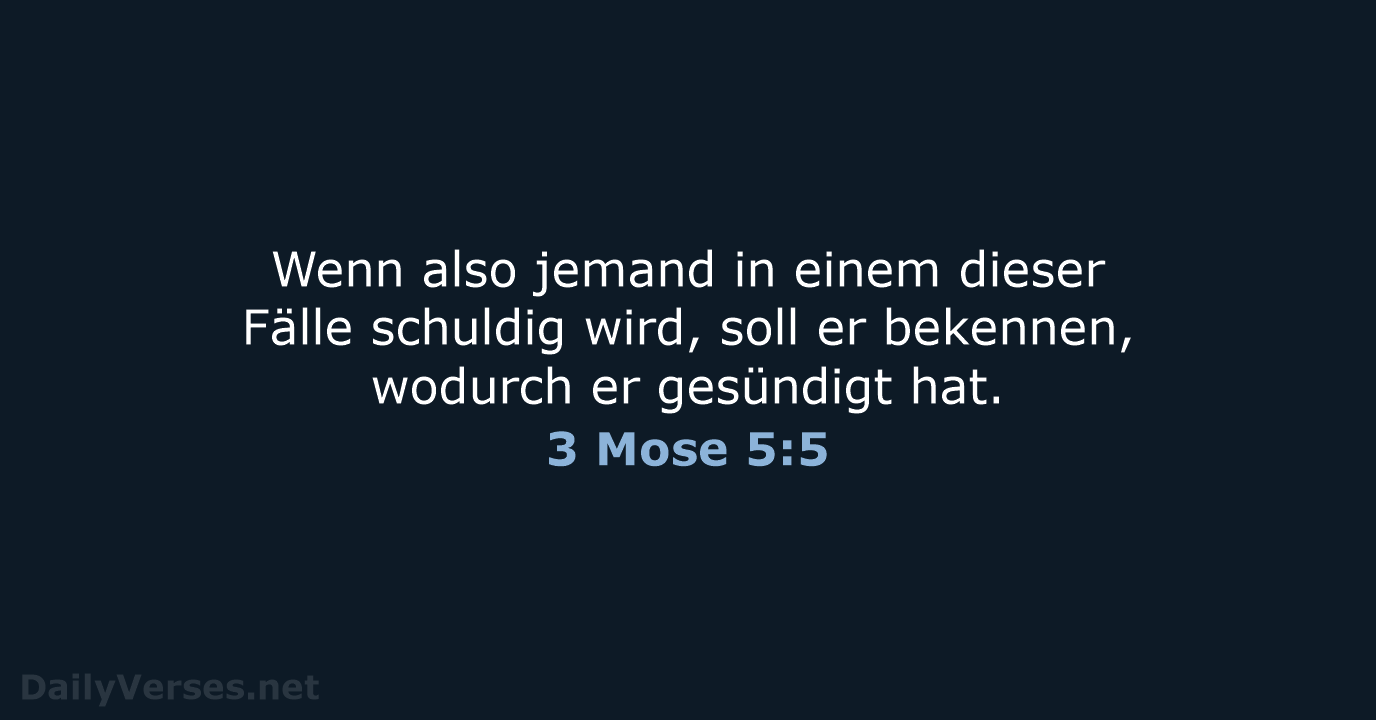 3 Mose 5:5 - NeÜ