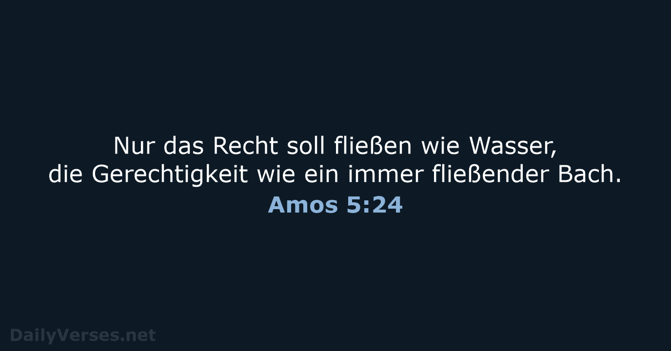 Amos 5:24 - NeÜ