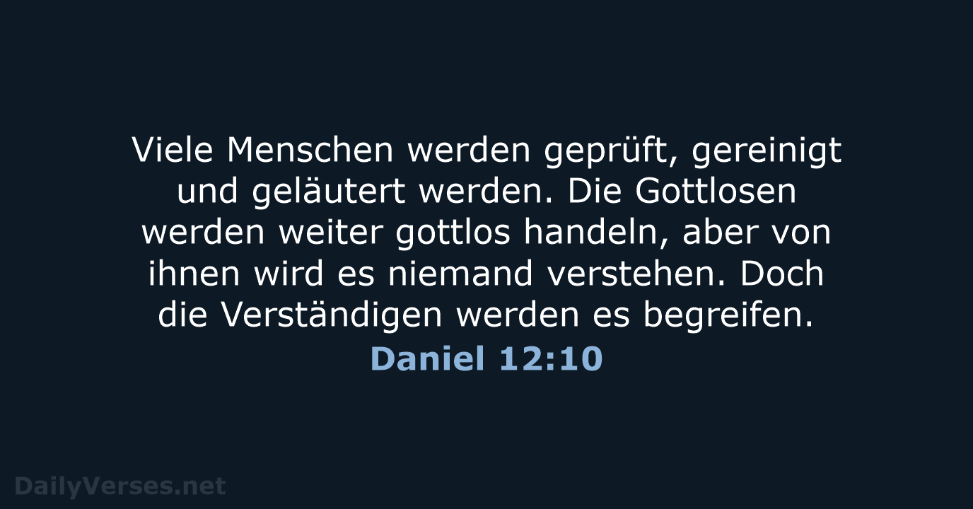Daniel 12:10 - NeÜ