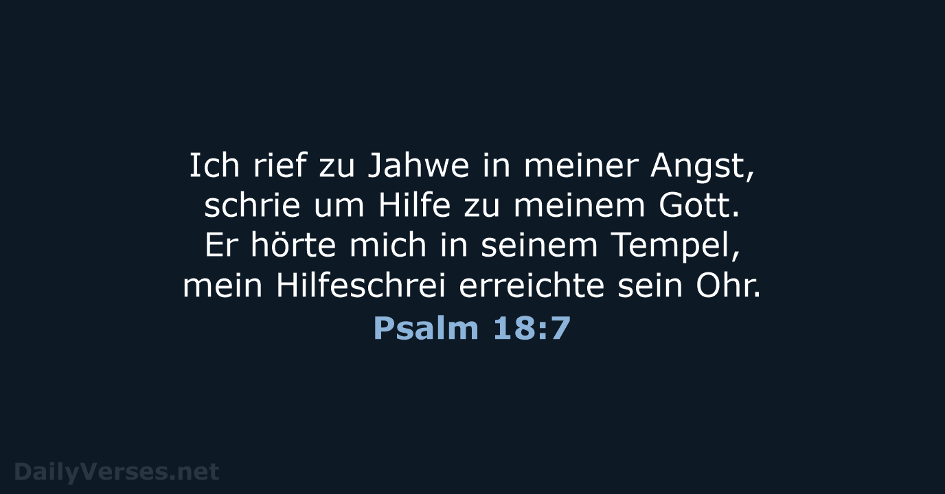 Psalm 18:7 - NeÜ