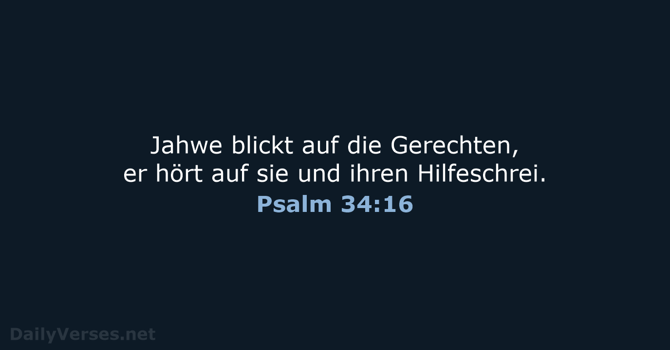 Psalm 34:16 - NeÜ
