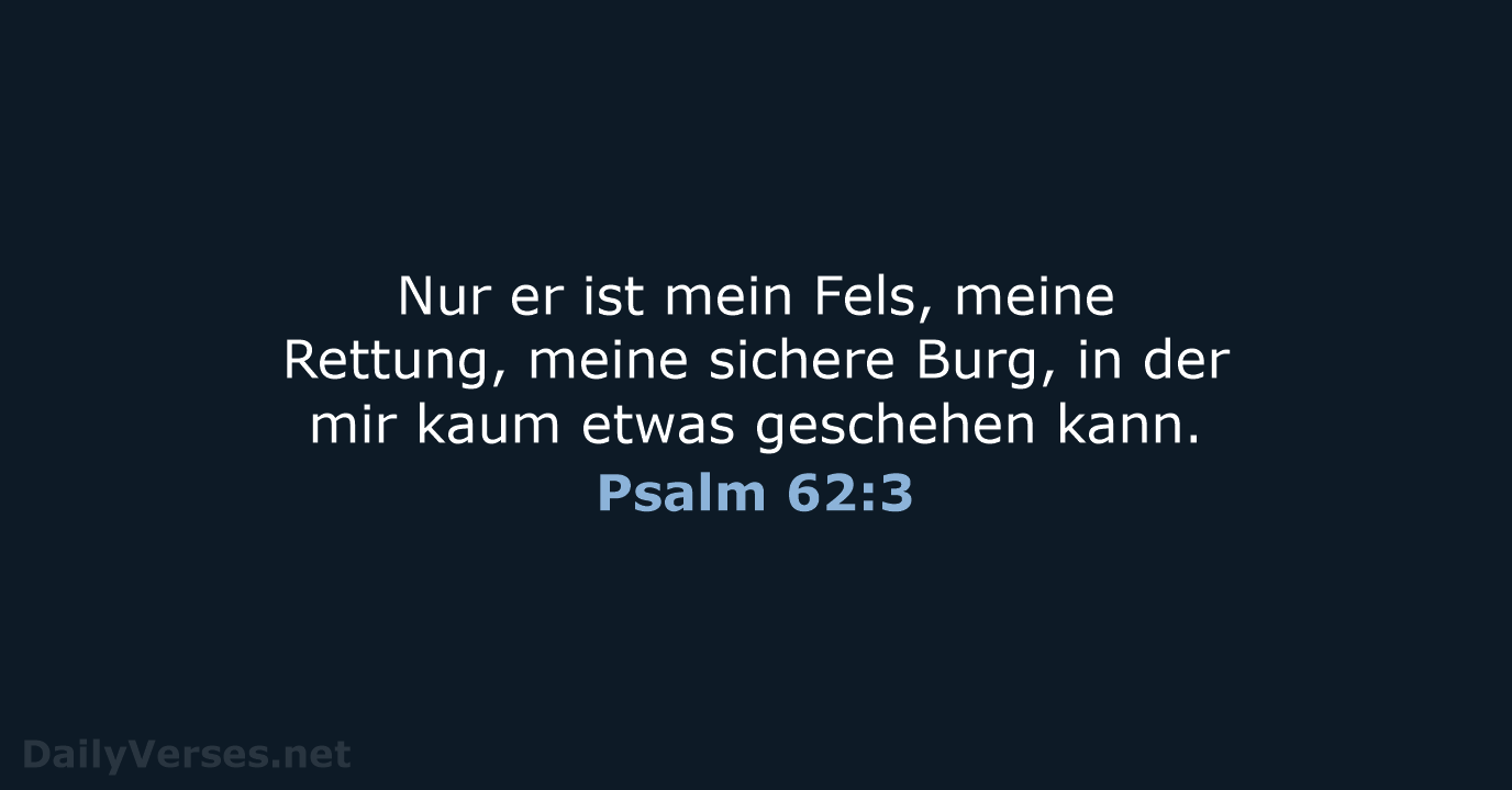 Psalm 62:3 - NeÜ
