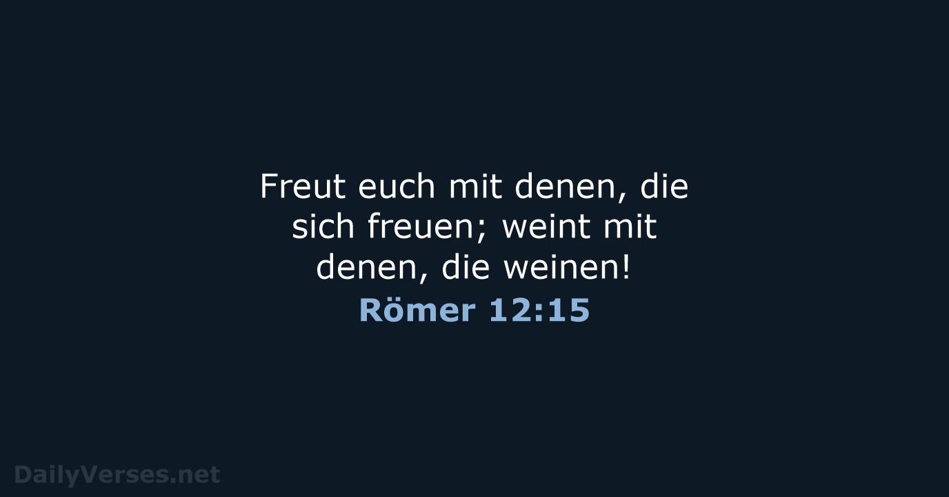Römer 12:15 - NeÜ