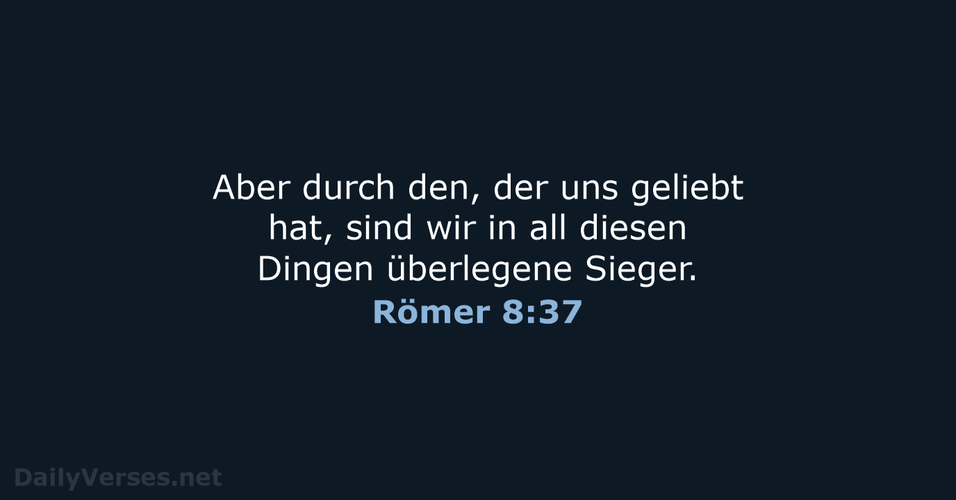 Römer 8:37 - NeÜ