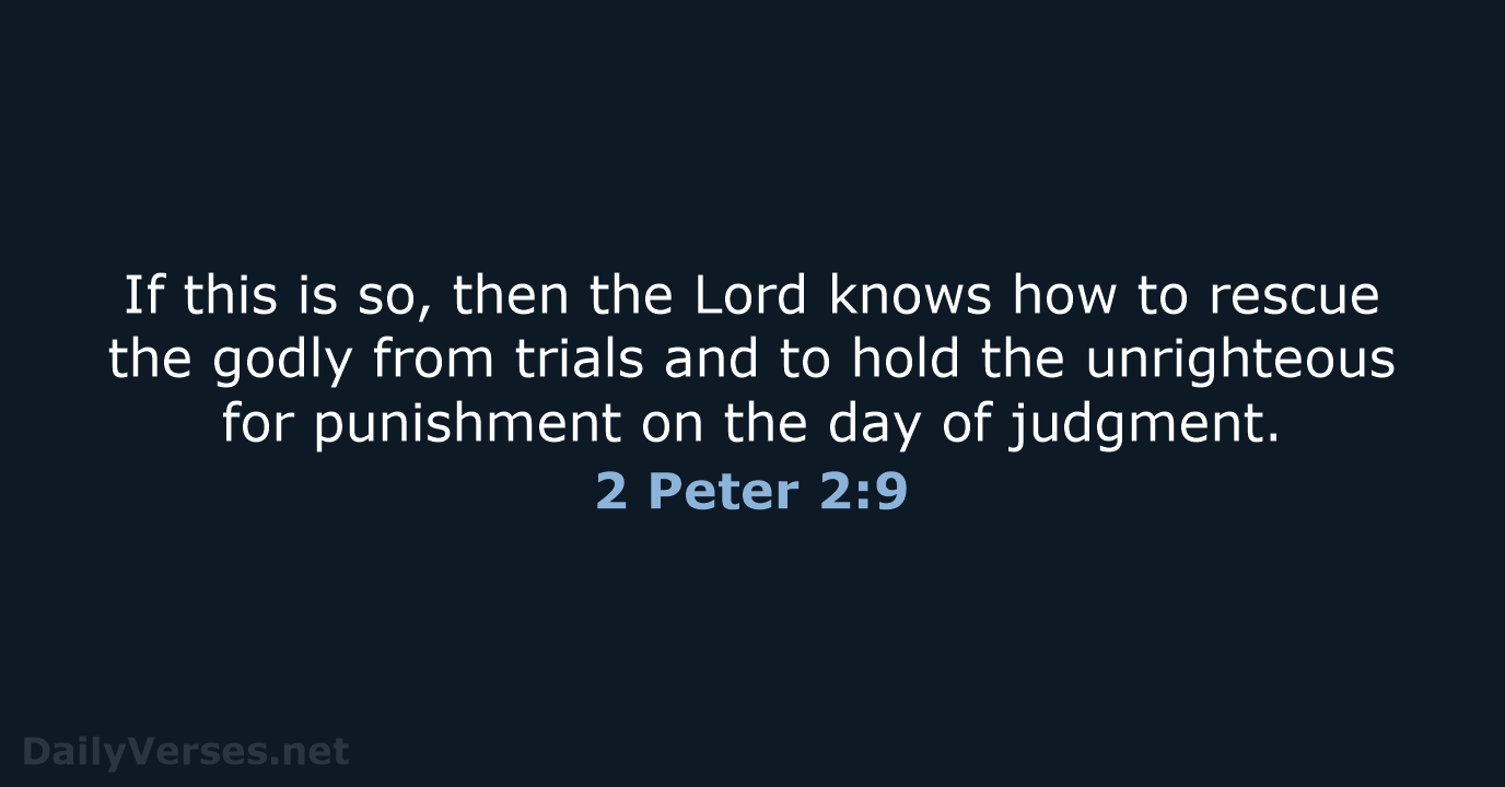 sermon on 2 peter 2 9