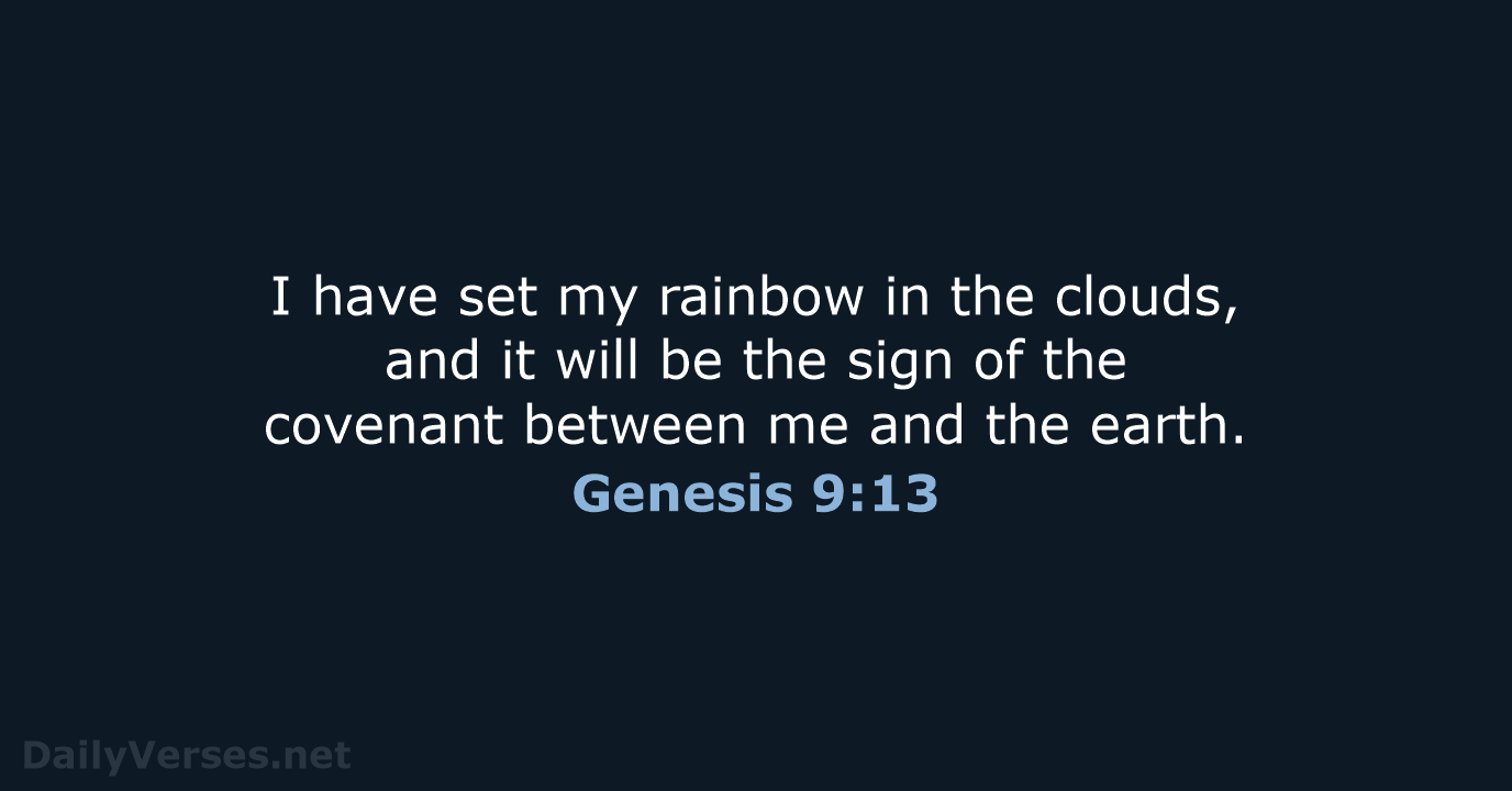 Genesis 9:13 - NIV