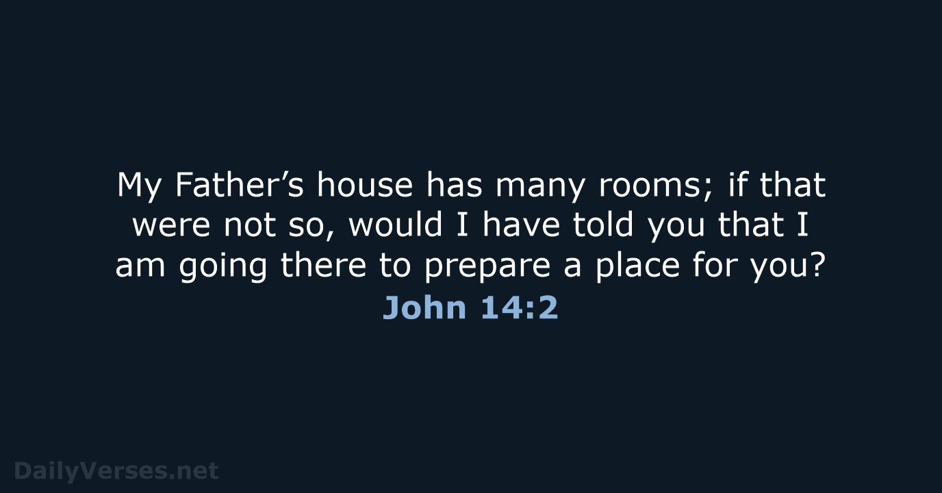 John 14:2 - NIV