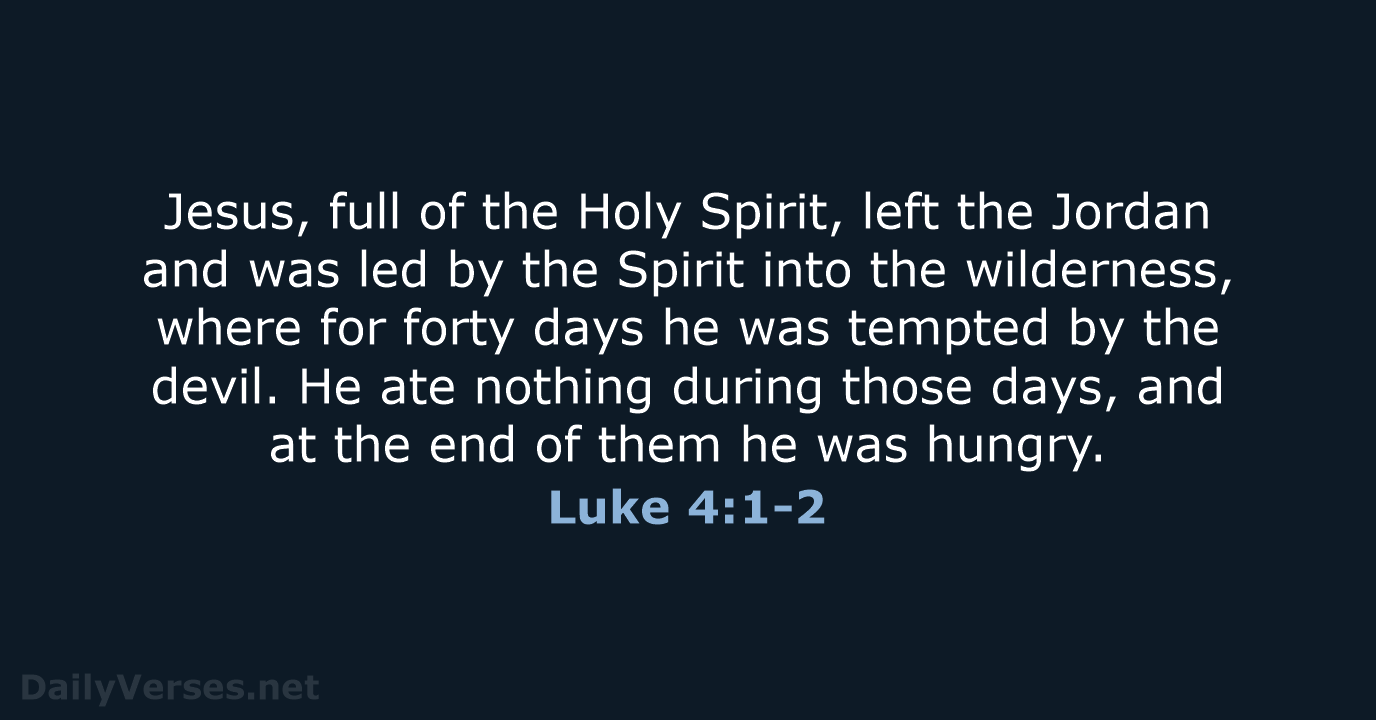 Luke 4 1 2 Bible Verse DailyVerses