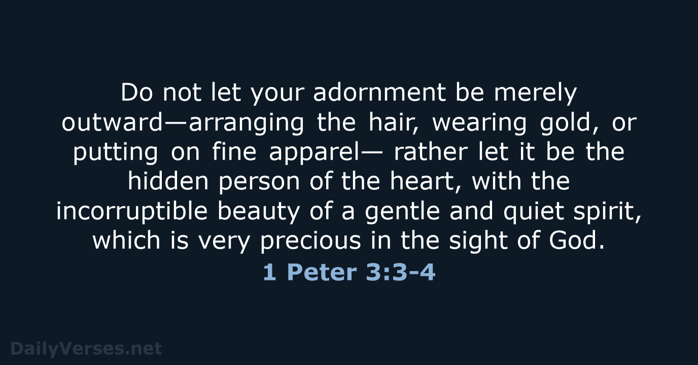 1 Peter 3:3-4 - wide 8