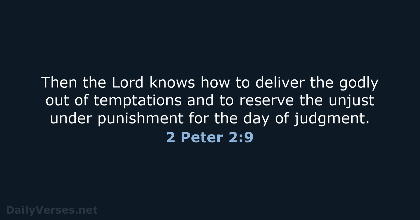 2 Peter 2:9 - NKJV