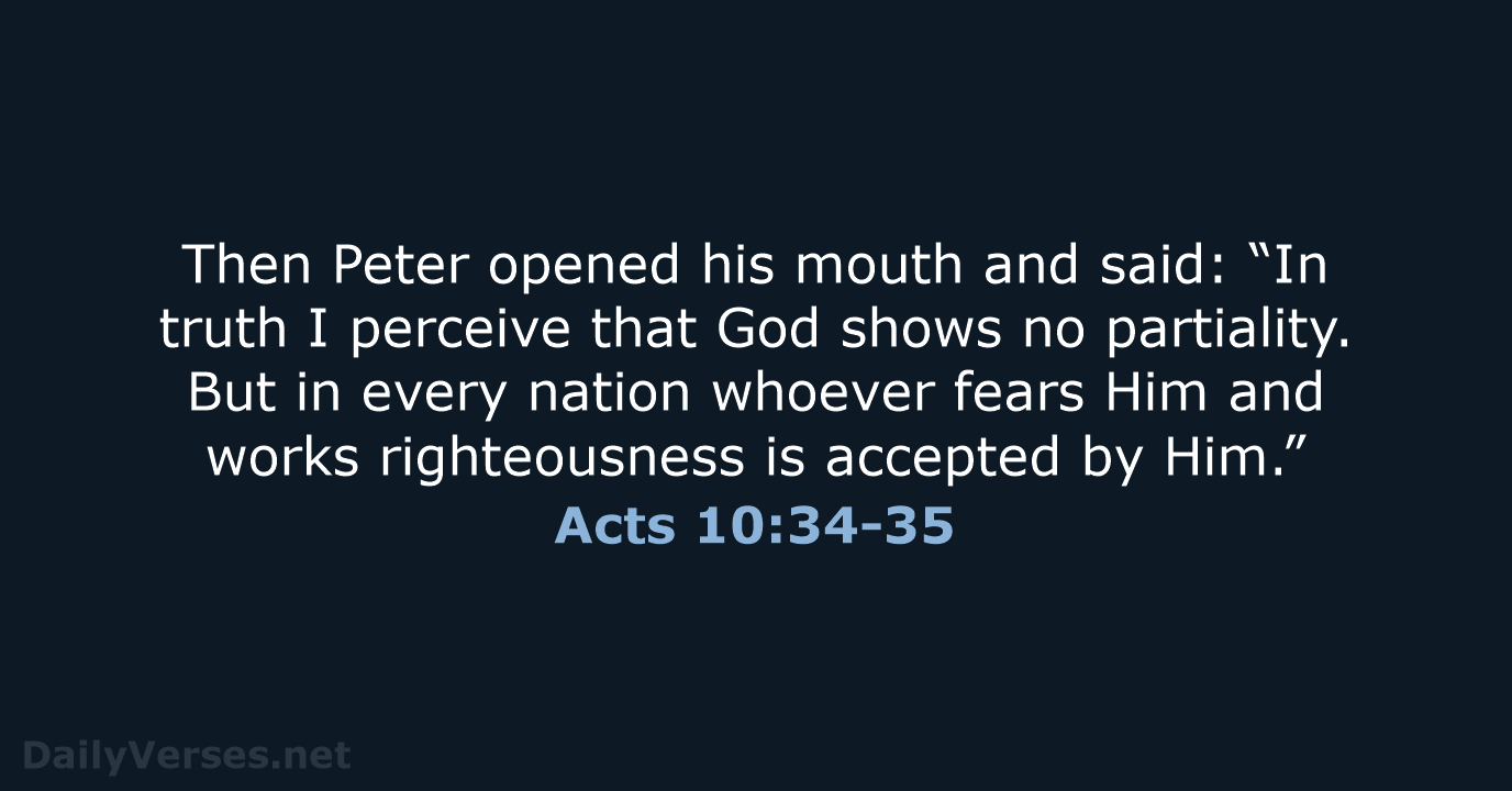 Acts 10 34 35 Bible Verse NKJV DailyVerses